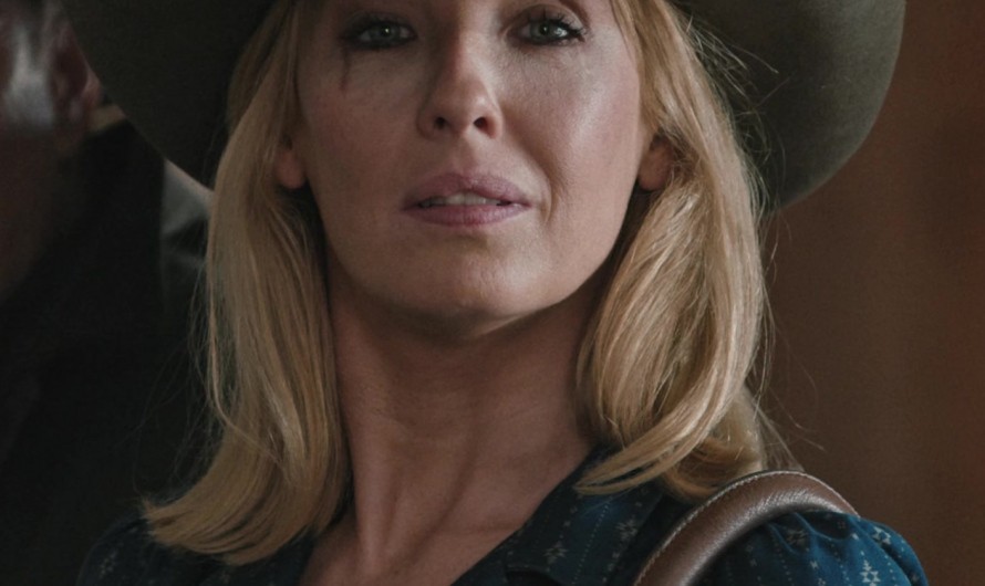 Forest Green Wide Brim Cowboy Hat of Kelly Reilly as Bethany “Beth” Dutton