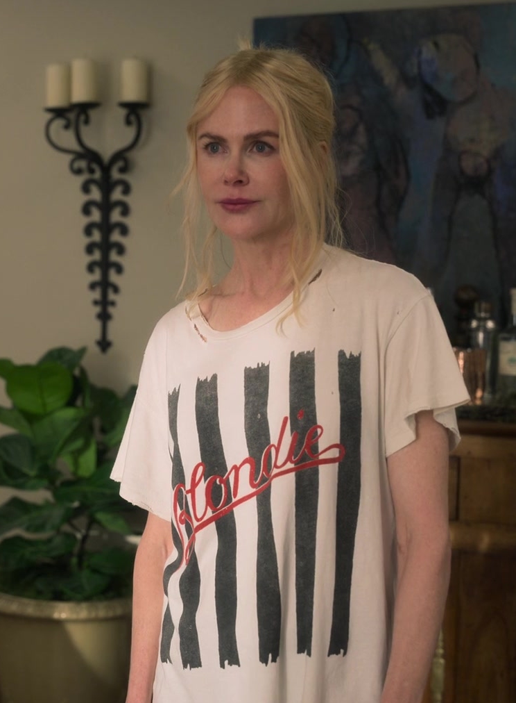 blondie rock band t-shirt - Nicole Kidman (Brooke Harwood) - A Family Affair (2024) Movie