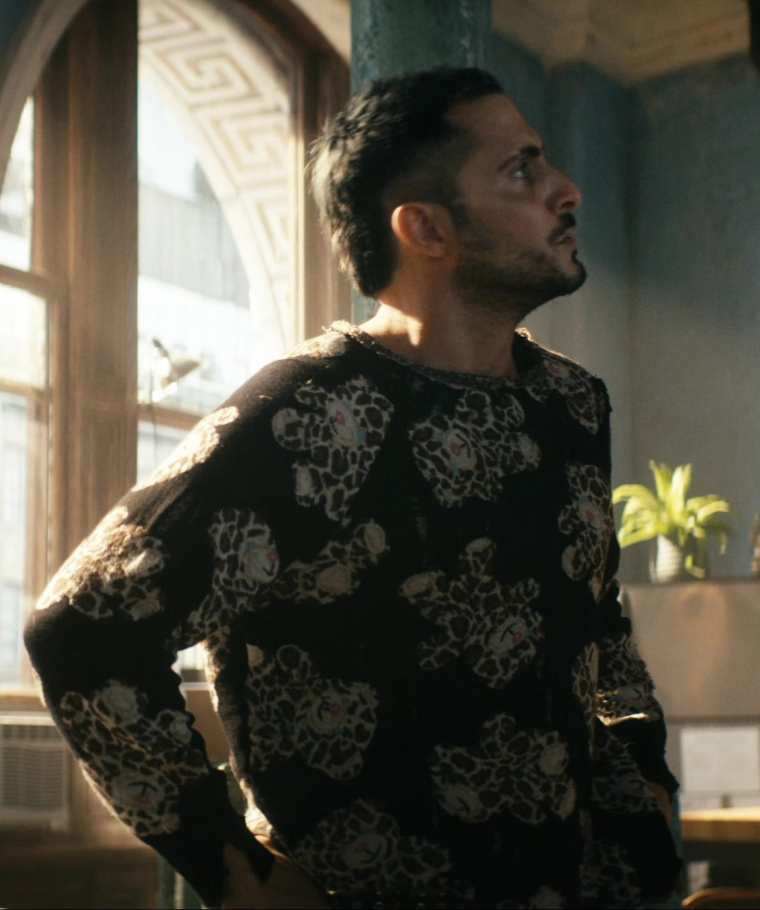 leopard teddy bear knitted sweater - Tomer Capone (Serge / Frenchie) - The Boys TV Show