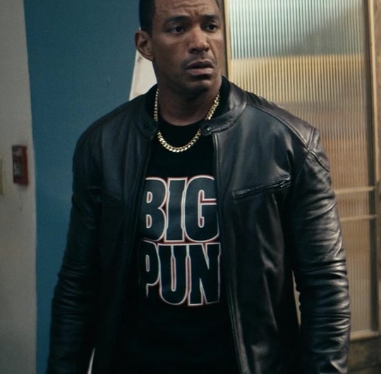 Big Pun American Rapper Print Black T-Shirt of Laz Alonso as Marvin T. “Mother’s” Milk / M.M.