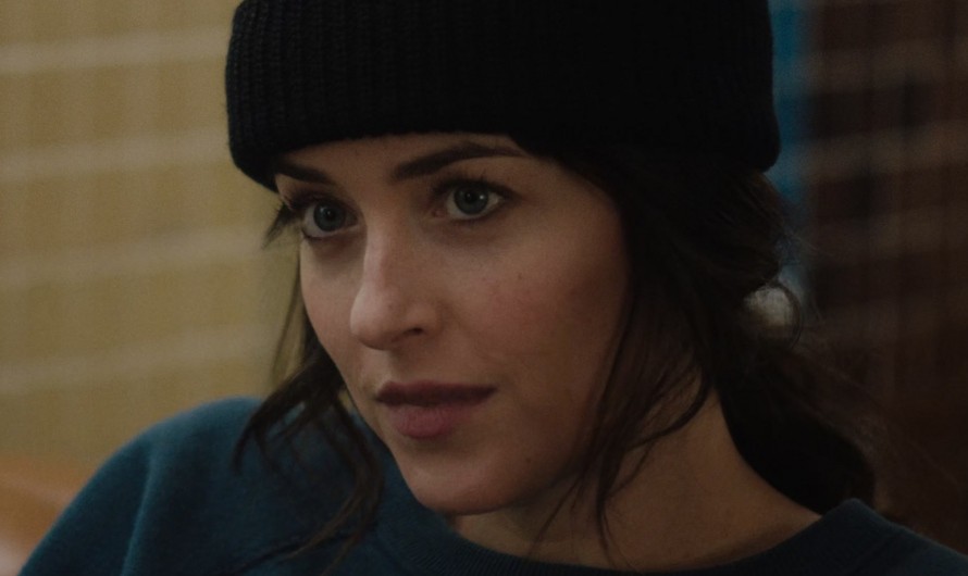 Black Knit Beanie of Dakota Johnson as Lucy