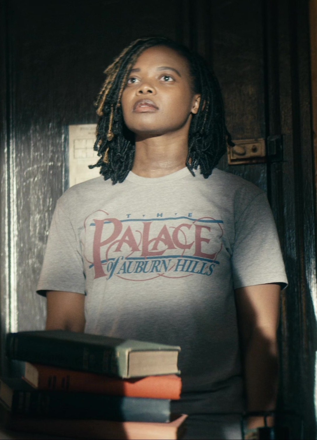 The Palace of Auburn Hills Logo T-Shirt of Susan Heyward as Sister Sage