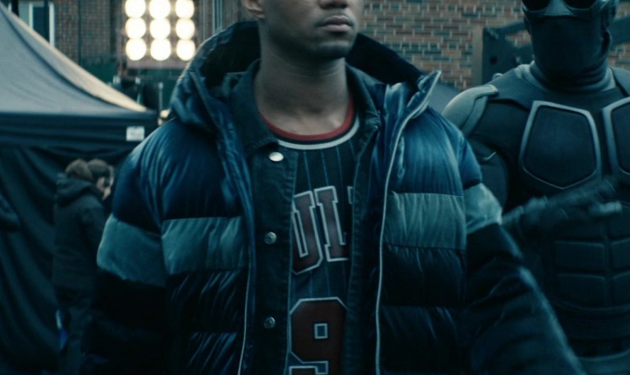 Blue Puffer Jacket of Jessie T. Usher as Reggie Franklin / A-Train