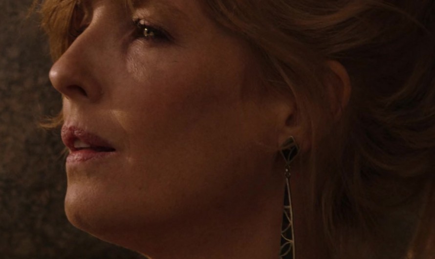Geometric Pattern Long Earrings of Kelly Reilly as Bethany “Beth” Dutton