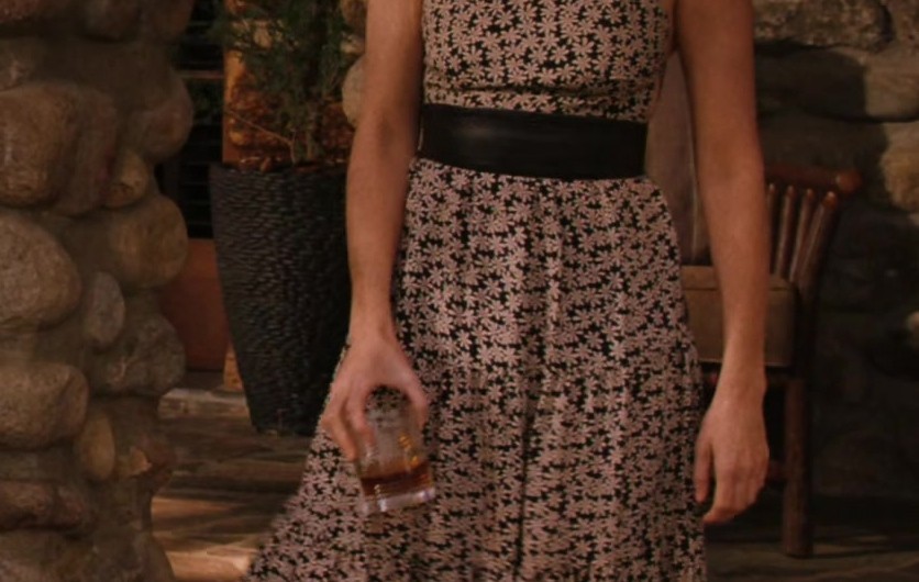Romantic Vintage Floral Sundress of Kelly Reilly as Bethany “Beth” Dutton