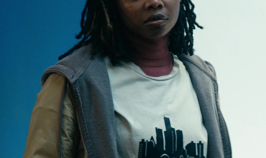 Detroit City Landscape Print T-Shirt of Susan Heyward as Sister Sage