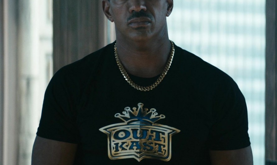 OutKast Hip Hop Duo Print T-Shirt of Laz Alonso as Marvin T. “Mother’s” Milk / M.M.