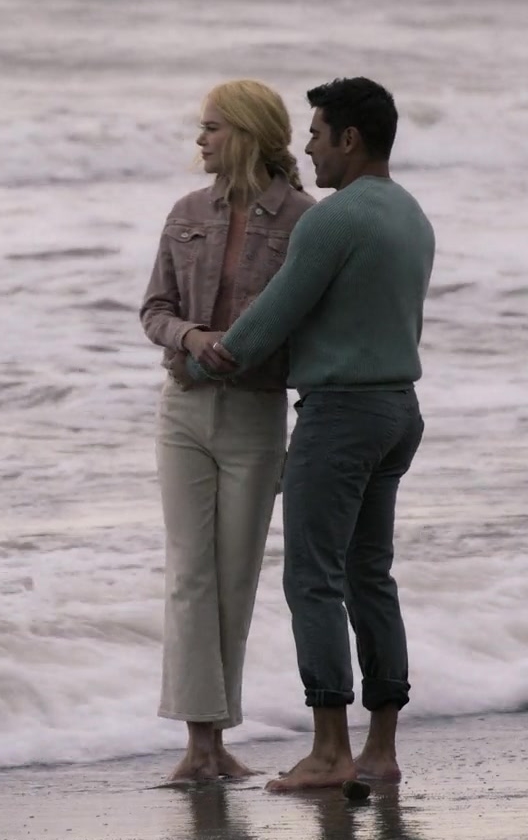 washed lilac denim jacket - Nicole Kidman (Brooke Harwood) - A Family Affair (2024) Movie