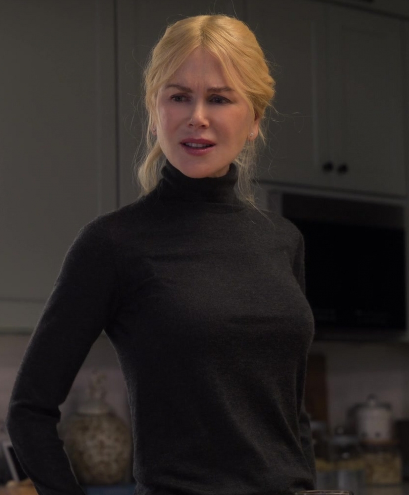 High-Neck Pullover with Sleek Silhouette of Nicole Kidman as Brooke Harwood