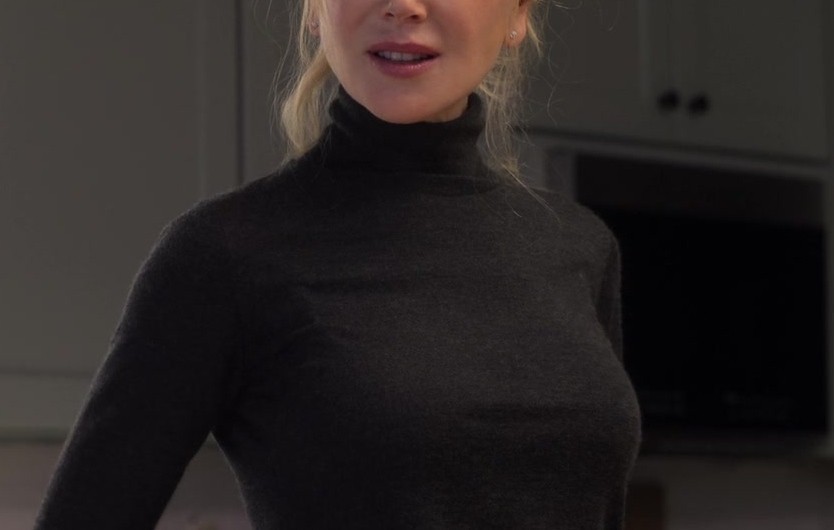 High-Neck Pullover with Sleek Silhouette of Nicole Kidman as Brooke Harwood