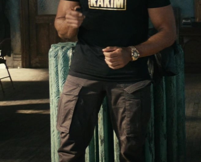 Eric B. & Rakim Hip Hop Duo Print T-Shirt of Laz Alonso as Marvin T. “Mother’s” Milk / M.M.