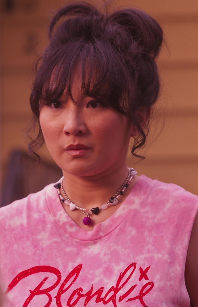 heart and yin yang beaded necklace - Poppy Liu (Nadine Cai) - Space Cadet (2024) Movie