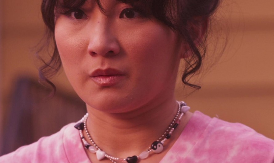 Heart and Yin Yang Beaded Necklace of Poppy Liu as Nadine Cai