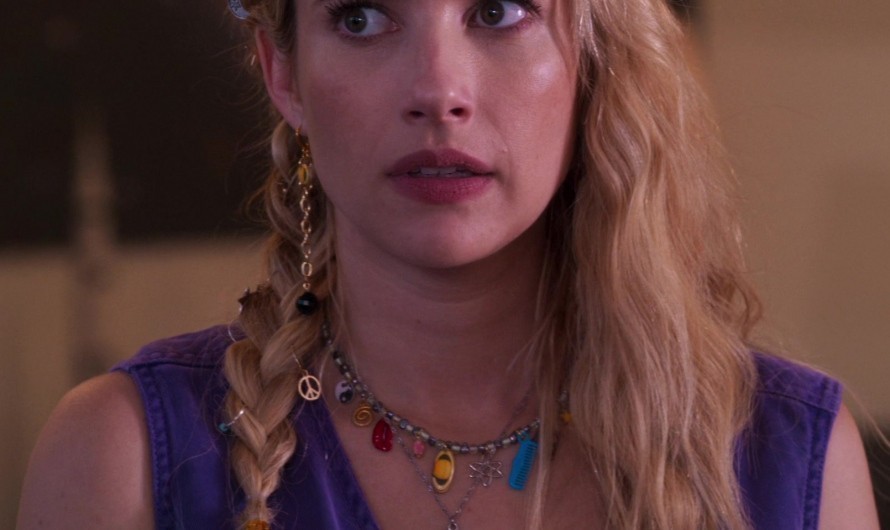 Boho Chic Necklace Featuring Whimsical Charms of Emma Roberts as Rex Simpson