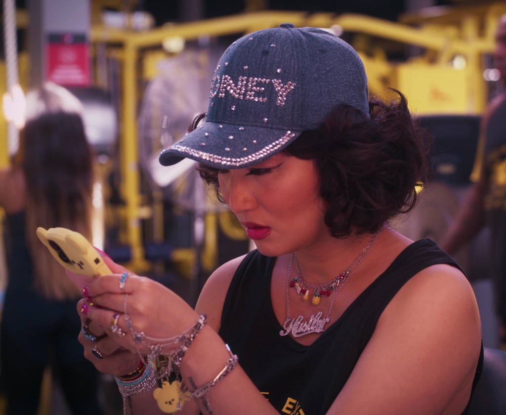 fruits chain necklace - Poppy Liu (Nadine Cai) - Space Cadet (2024) Movie